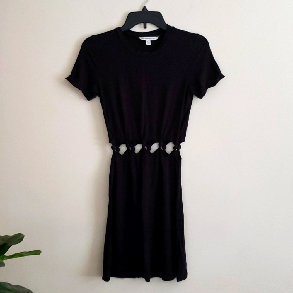 American Eagle boho cutout dress, tee shirt dress, women's size XS
